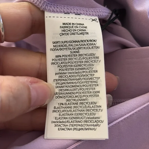 RLX Ralph Lauren lavender golf skirt with pockets Size Large